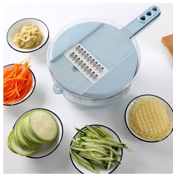 The Safer Mandoline Slicer With Strainer