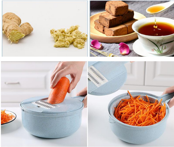 The Safer Mandoline Slicer With Strainer