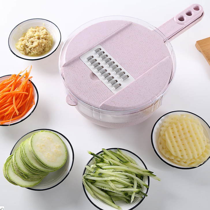 The Safer Mandoline Slicer With Strainer