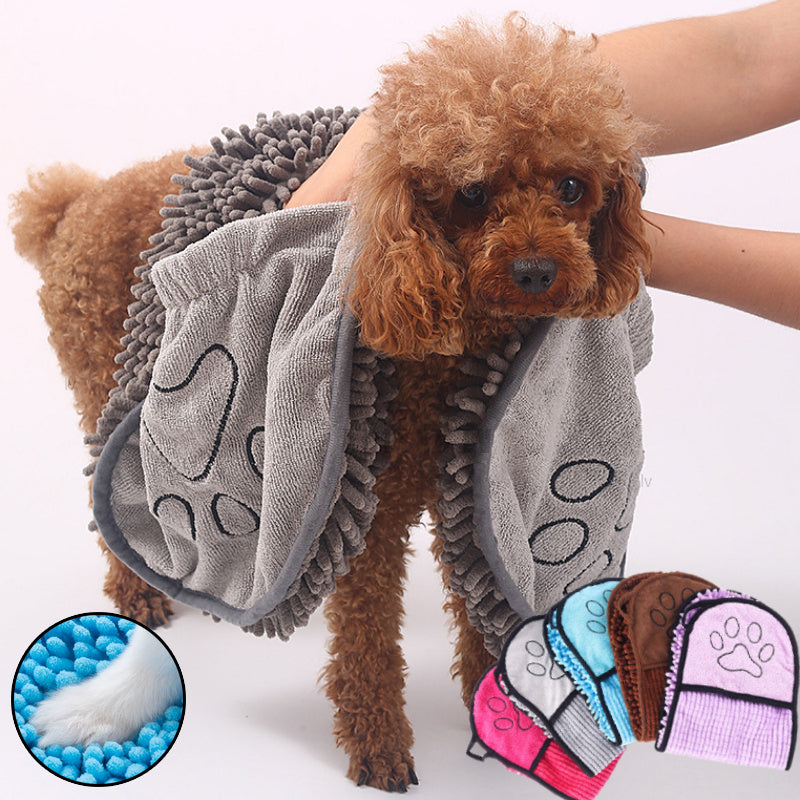 Dog & Cat Quick-Dry Bath Towel