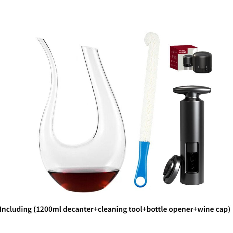 The Crystal Swan Wine Decanter - 1200ml