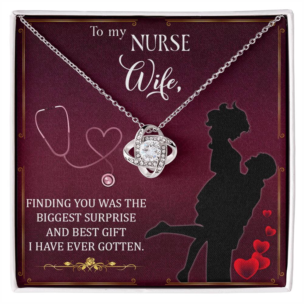 I Love My Nurse Wife Necklace