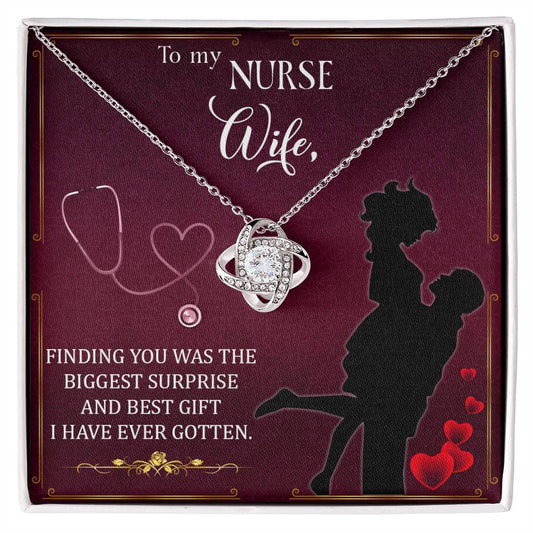 I Love My Nurse Wife Necklace
