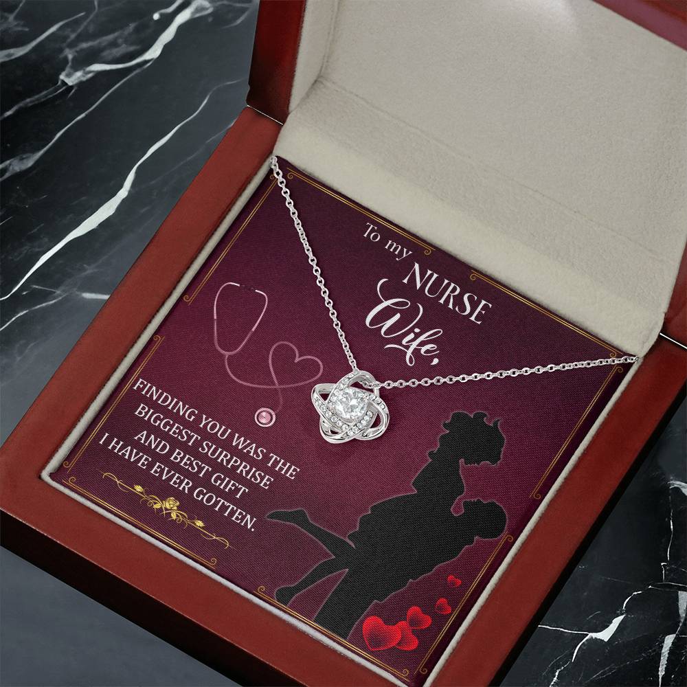 I Love My Nurse Wife Necklace