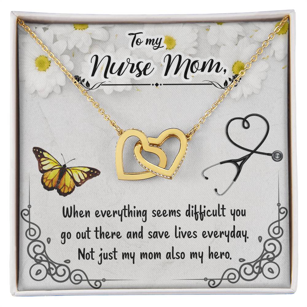 My Nurse Mom, My Hero Necklace