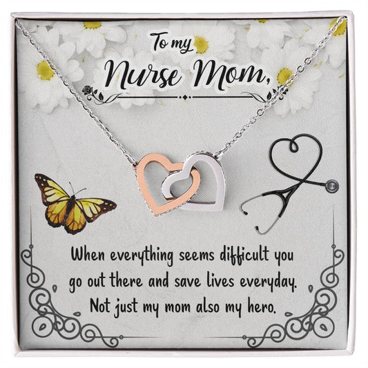 My Nurse Mom, My Hero Necklace