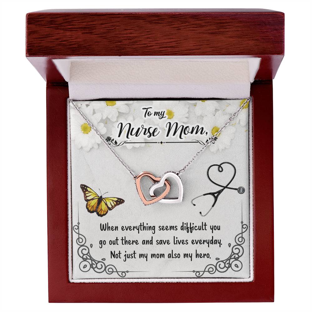 My Nurse Mom, My Hero Necklace