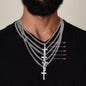 To My Son Faith Cross on Cuban Chain