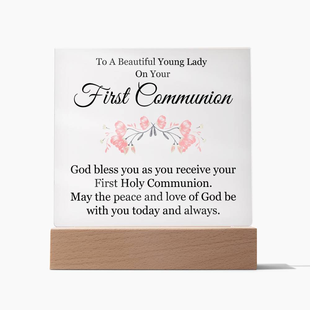 First Holy Communion Acrylic Plaque