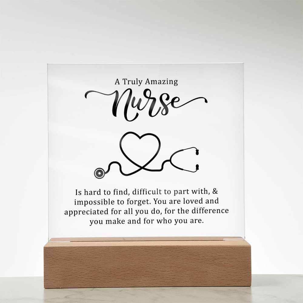Amazing Nurse Acrylic Plaque