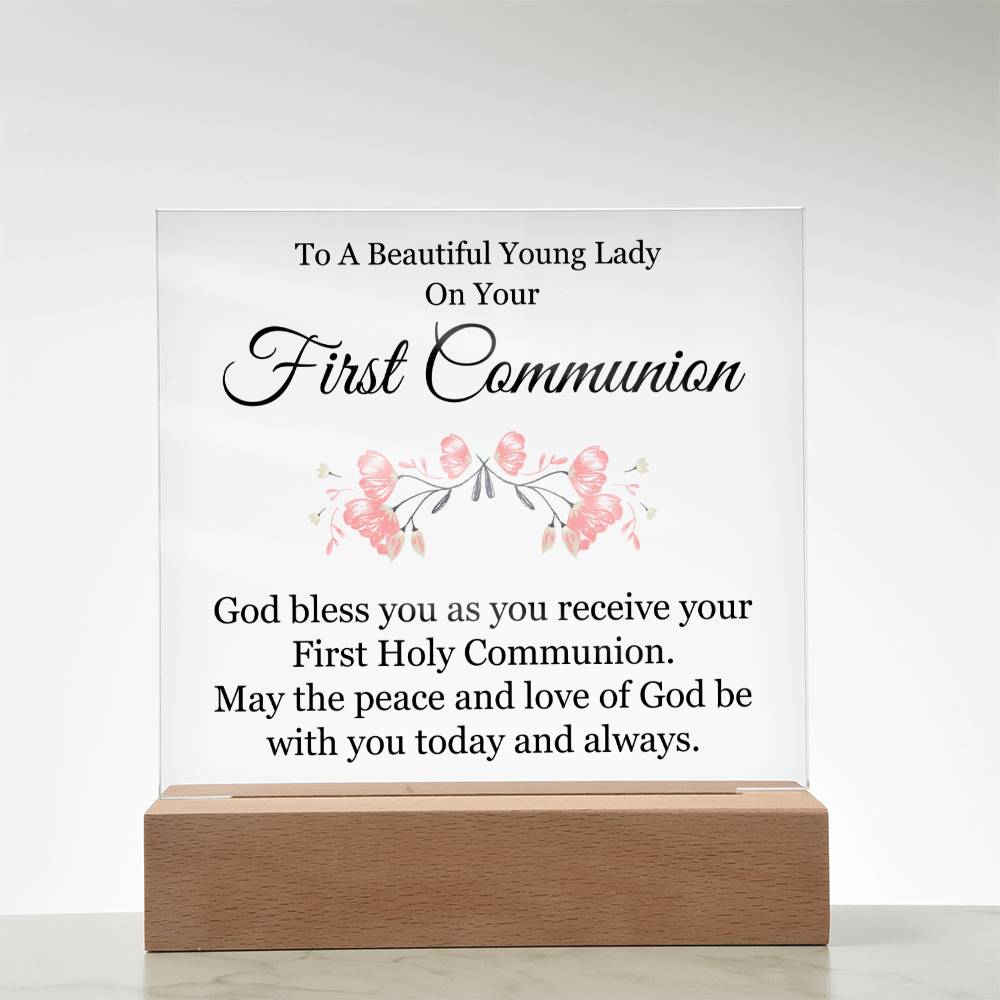 First Holy Communion Acrylic Plaque