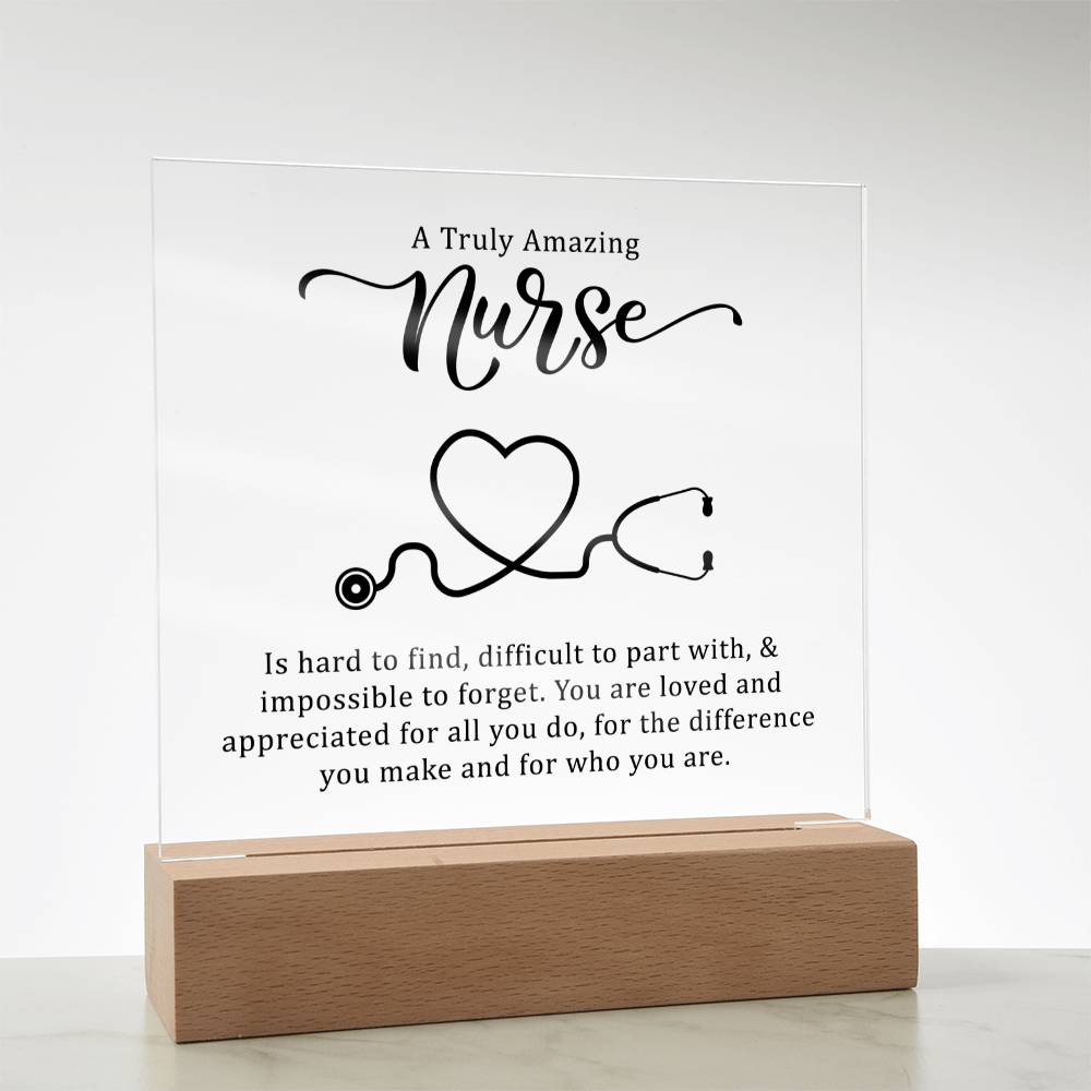 Amazing Nurse Acrylic Plaque