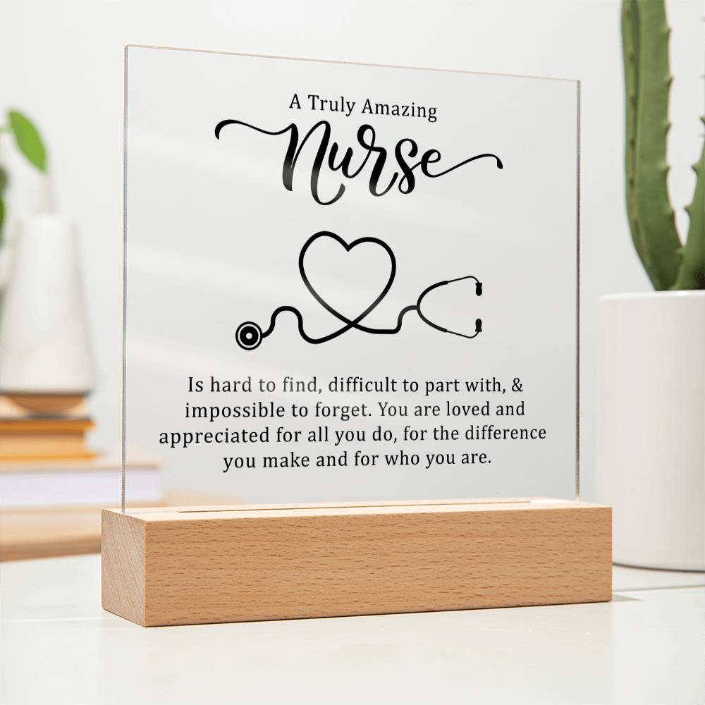 Amazing Nurse Acrylic Plaque