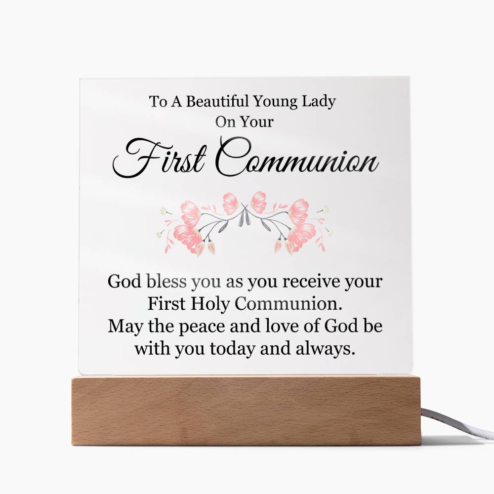 First Holy Communion Acrylic Plaque