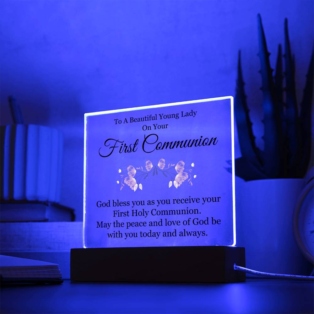 First Holy Communion Acrylic Plaque
