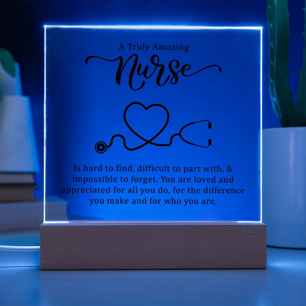 Amazing Nurse Acrylic Plaque