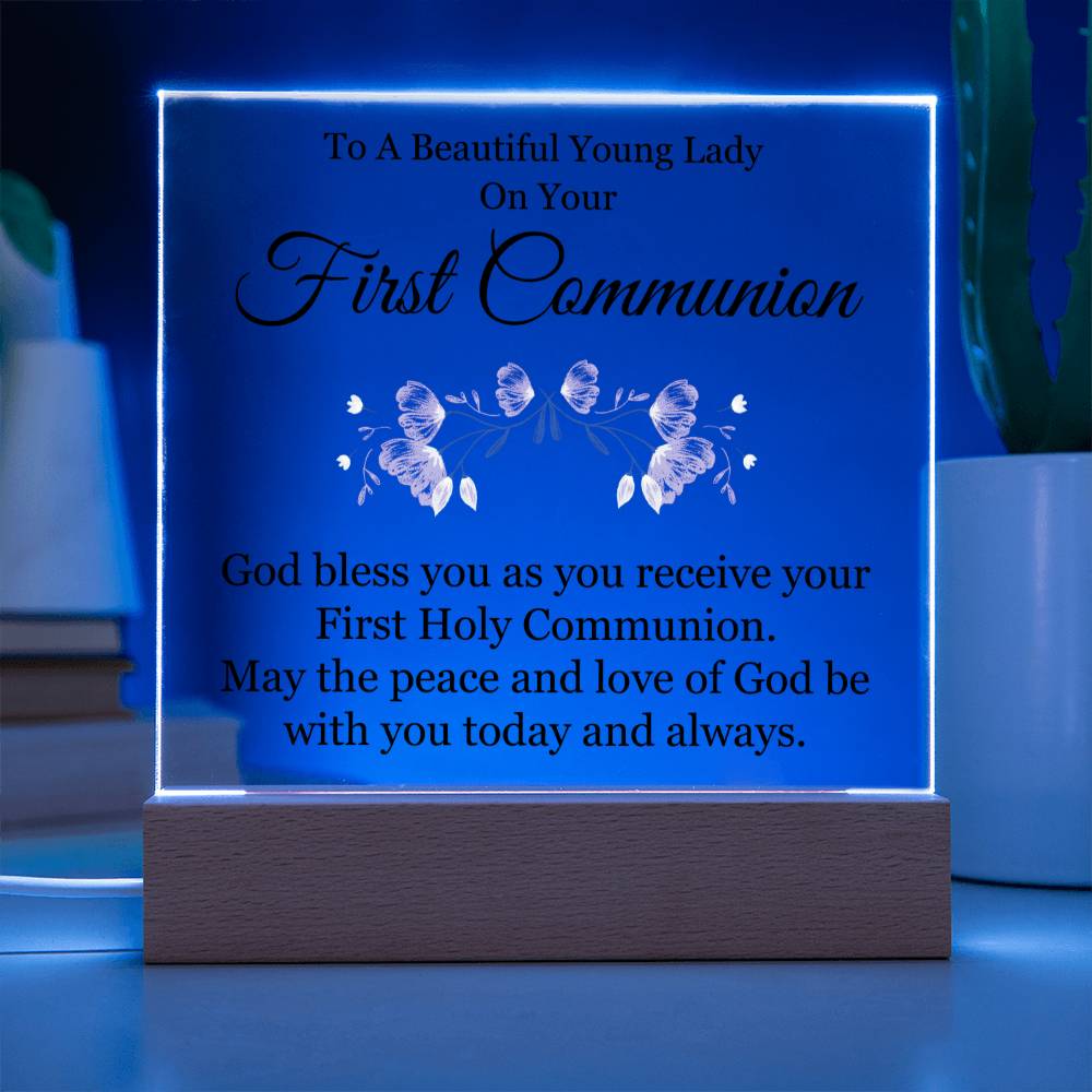 First Holy Communion Acrylic Plaque