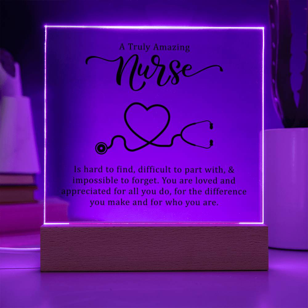 Amazing Nurse Acrylic Plaque
