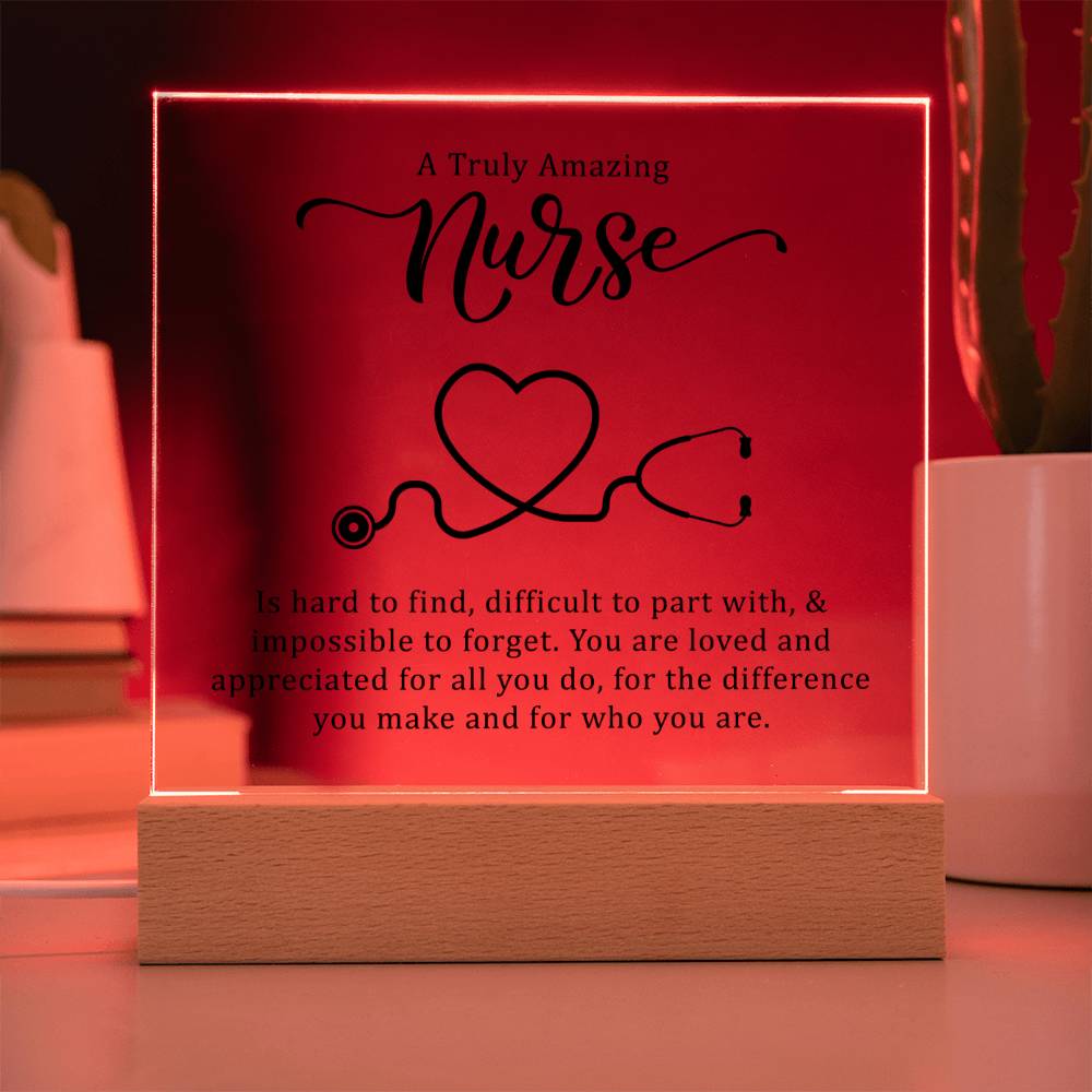 Amazing Nurse Acrylic Plaque