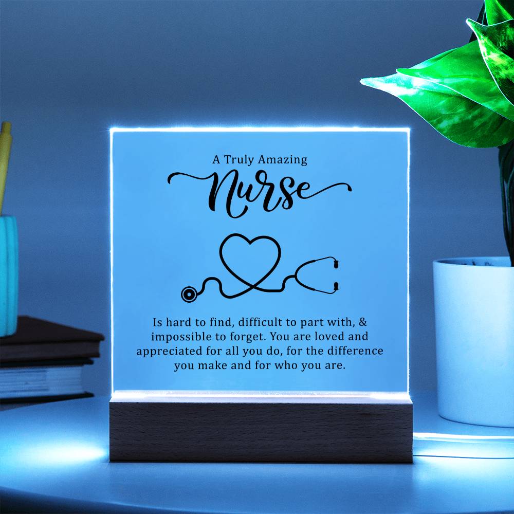 Amazing Nurse Acrylic Plaque
