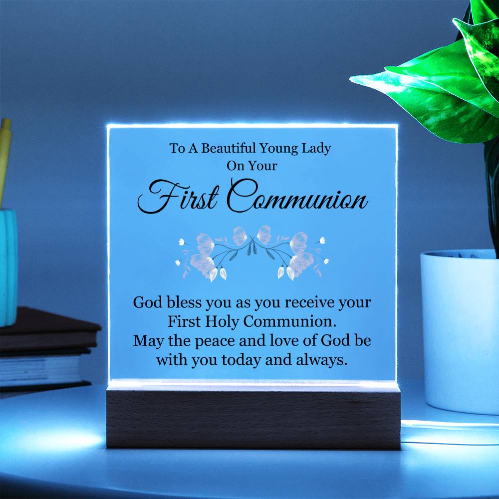 First Holy Communion Acrylic Plaque