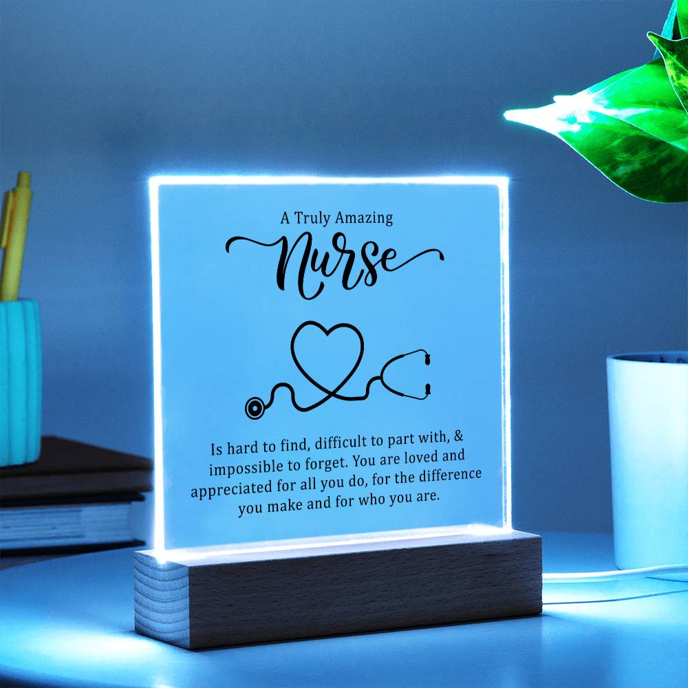 Amazing Nurse Acrylic Plaque