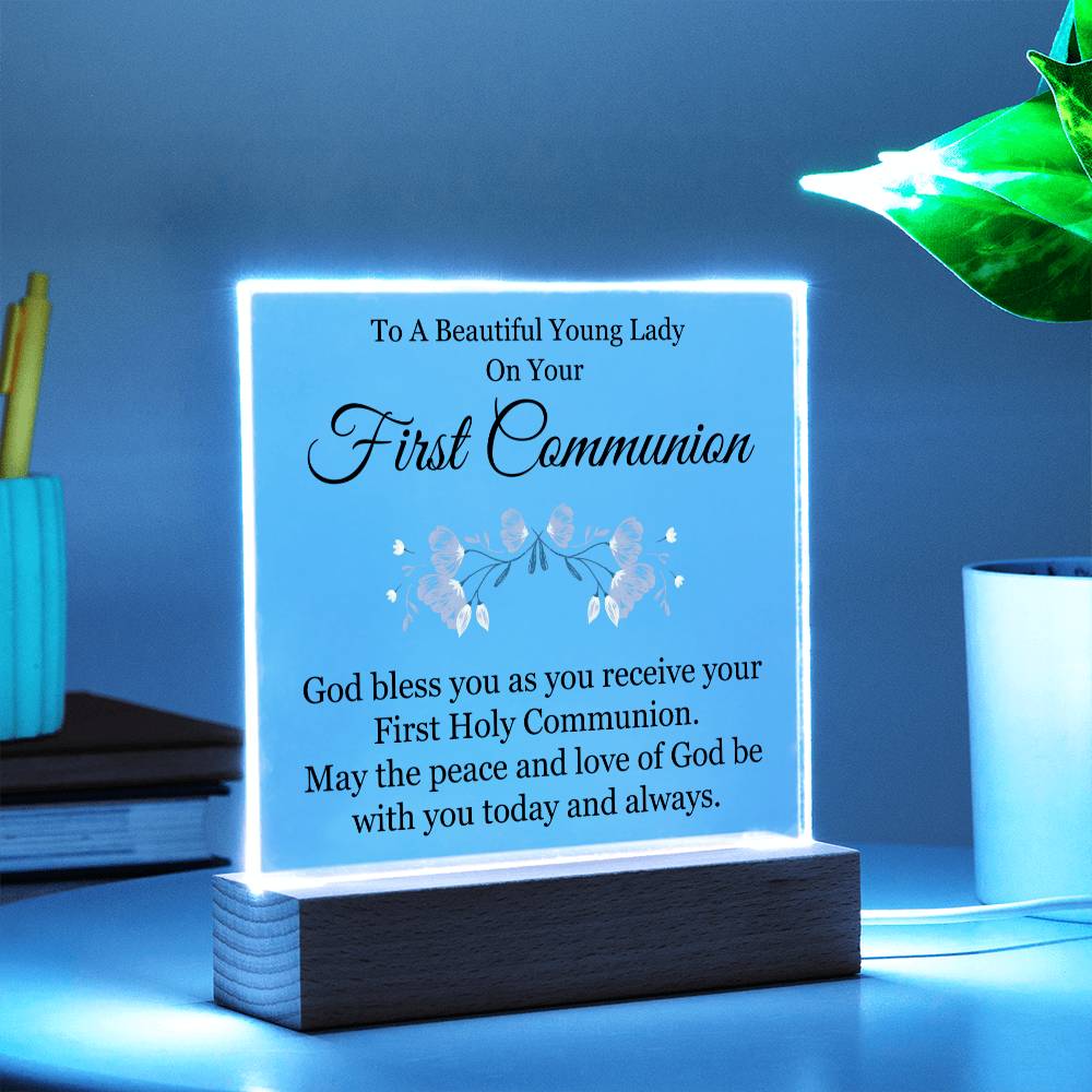 First Holy Communion Acrylic Plaque