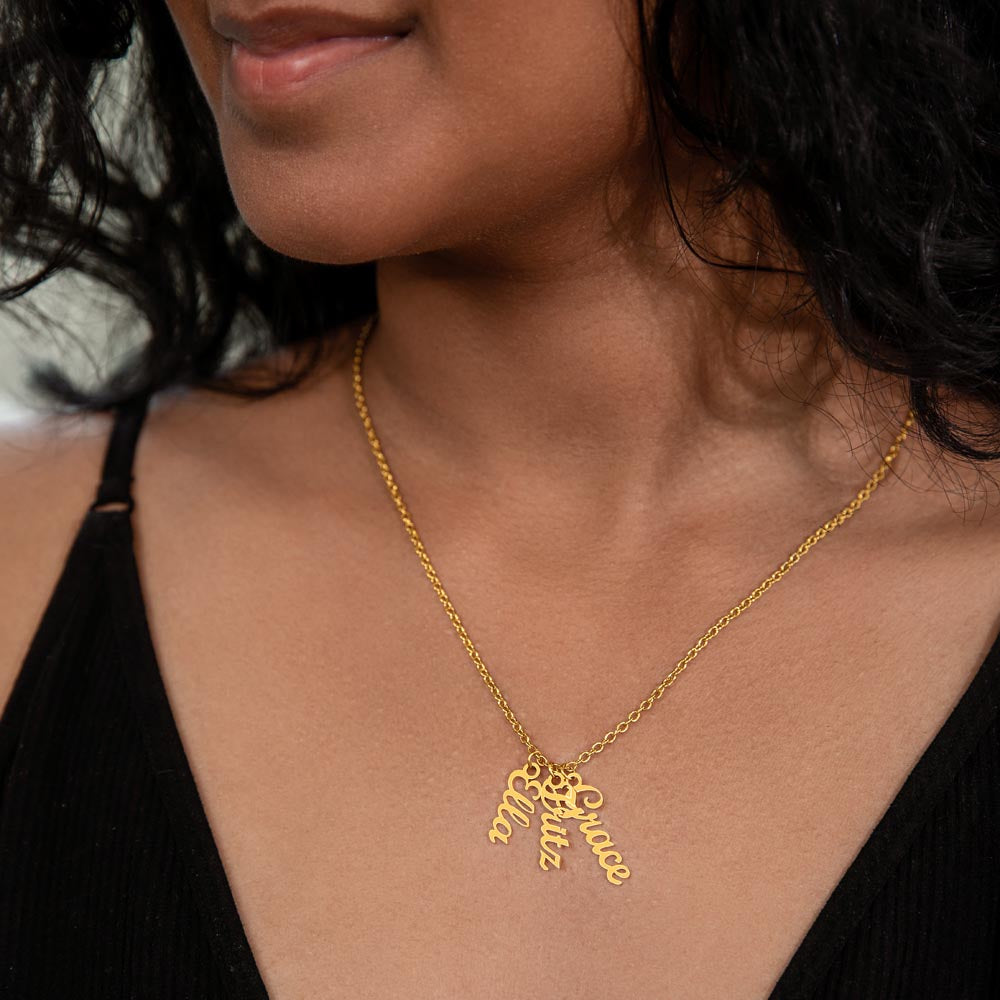 We Love You Grandma! Grandchildren Necklace