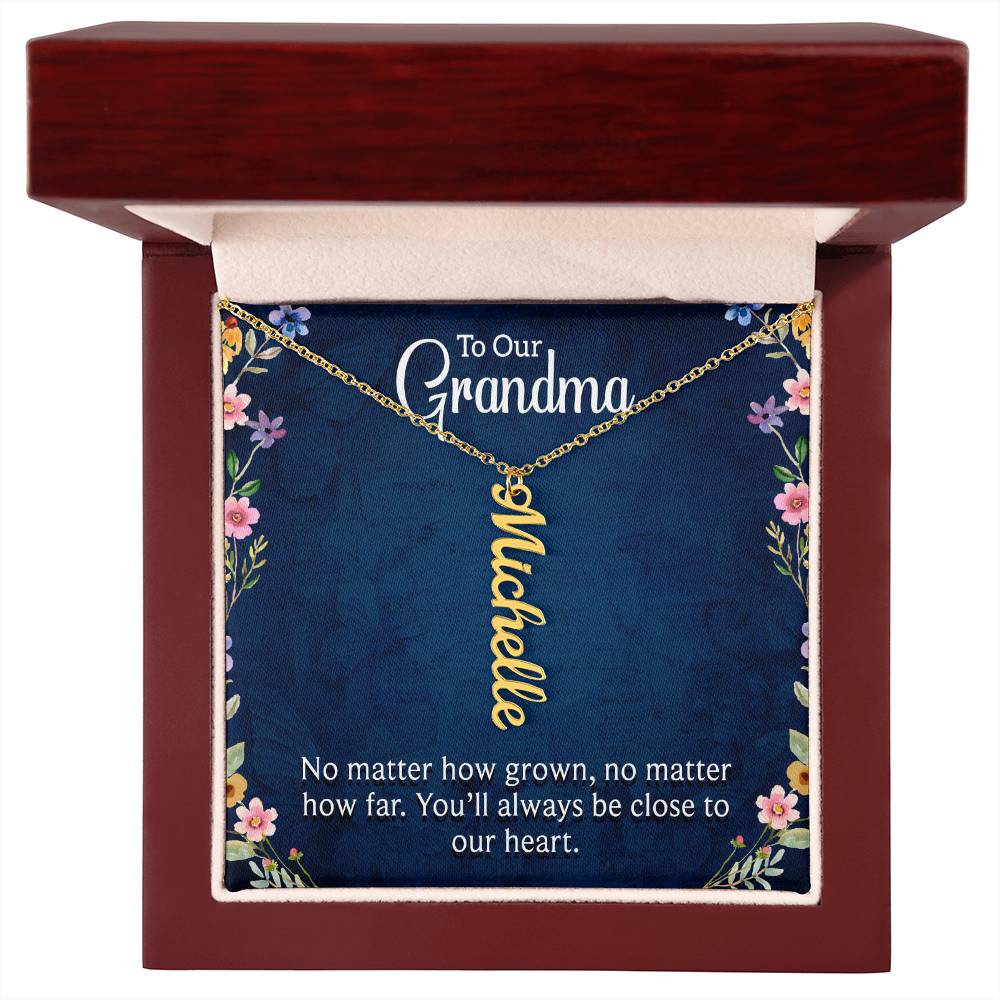 We Love You Grandma! Grandchildren Necklace