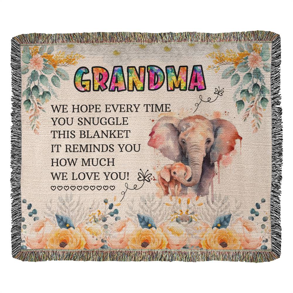 Grandma We Love You! Blanket