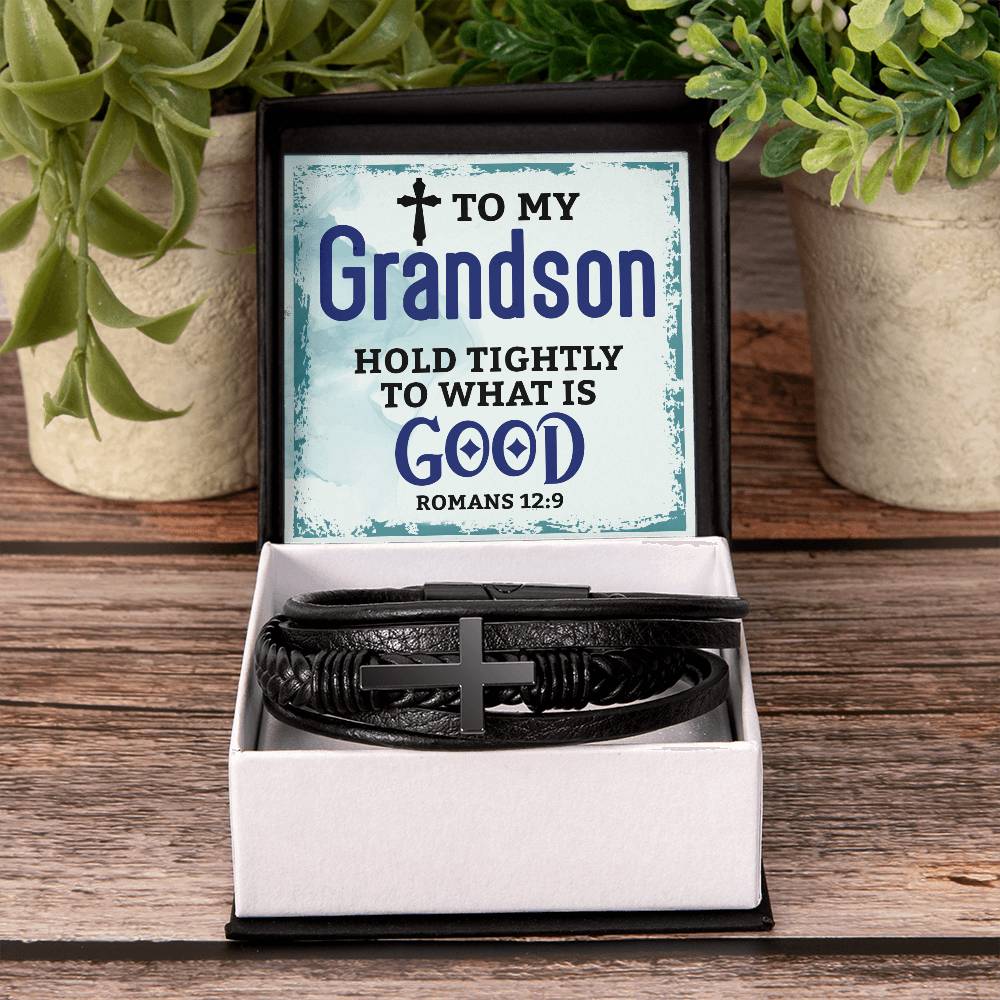 Grandson Faith Cross Bracelet