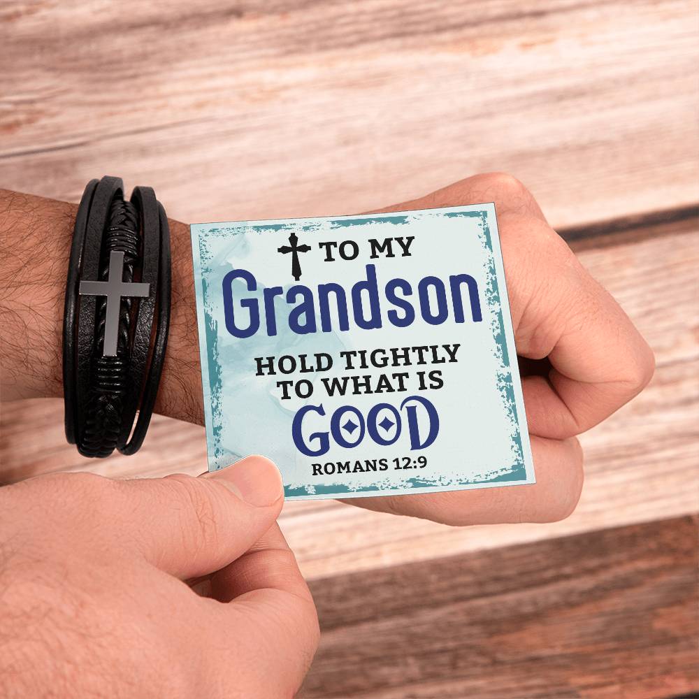 Grandson Faith Cross Bracelet