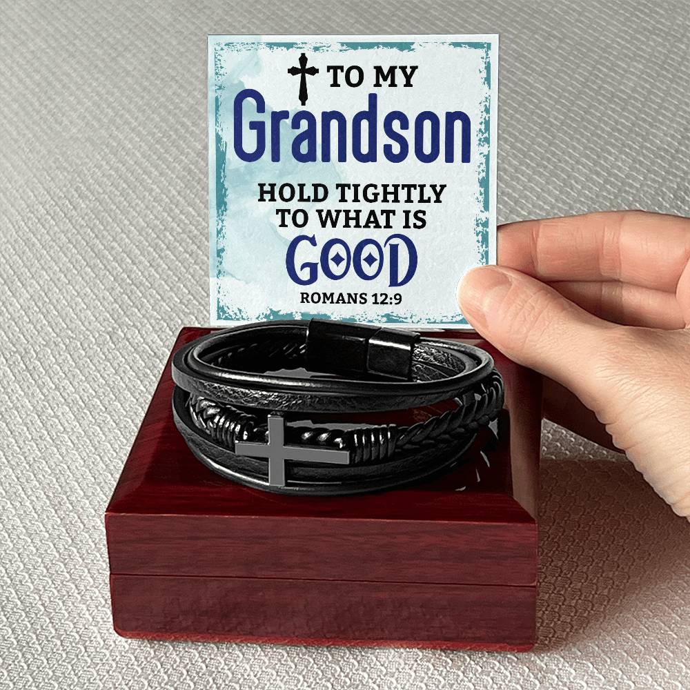 Grandson Faith Cross Bracelet