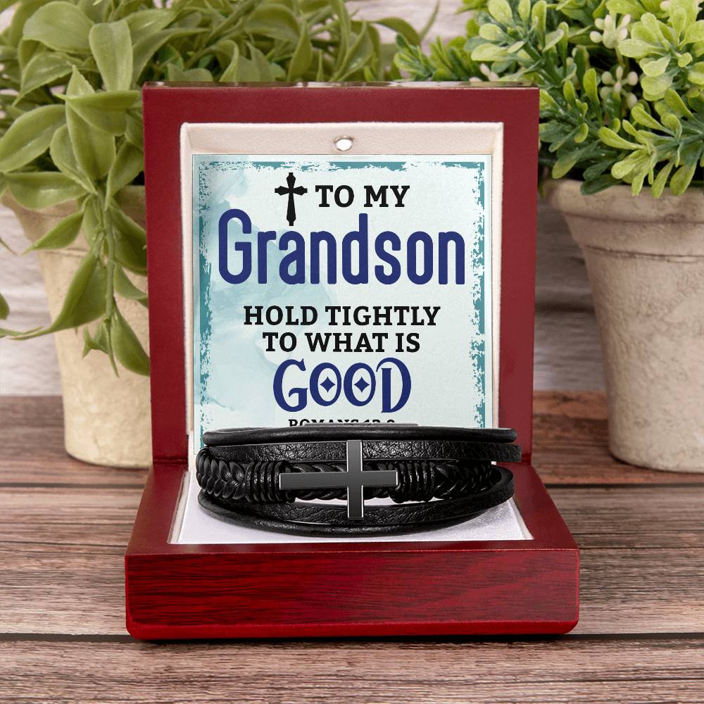 Grandson Faith Cross Bracelet