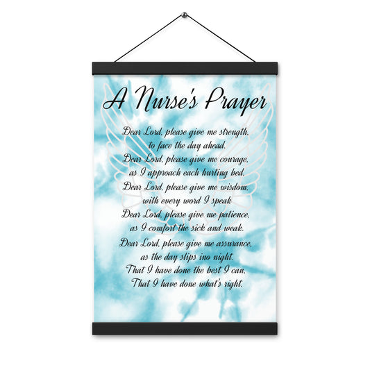 "A Nurse's Prayer" wall decor