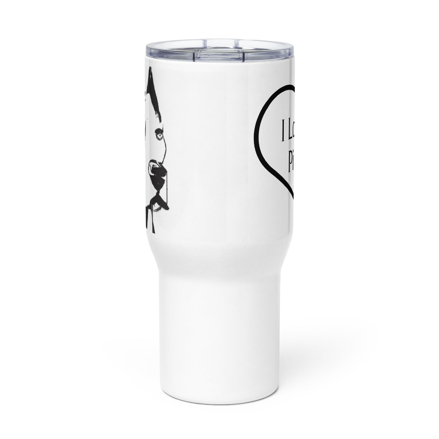 I Love My Pit Bull Travel Mug