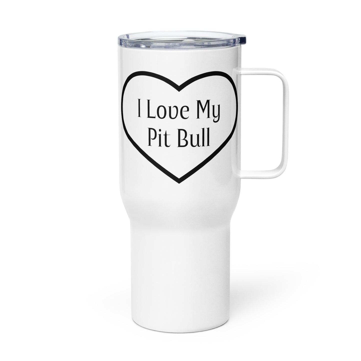 I Love My Pit Bull Travel Mug