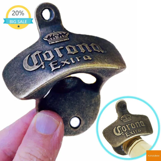 Vintage Beer Bottle Opener - Wall Mounted