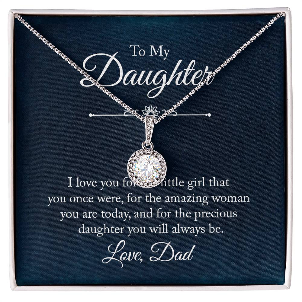 Love My Daughter Necklace from Dad