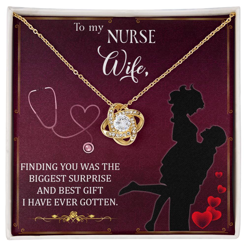 I Love My Nurse Wife Necklace