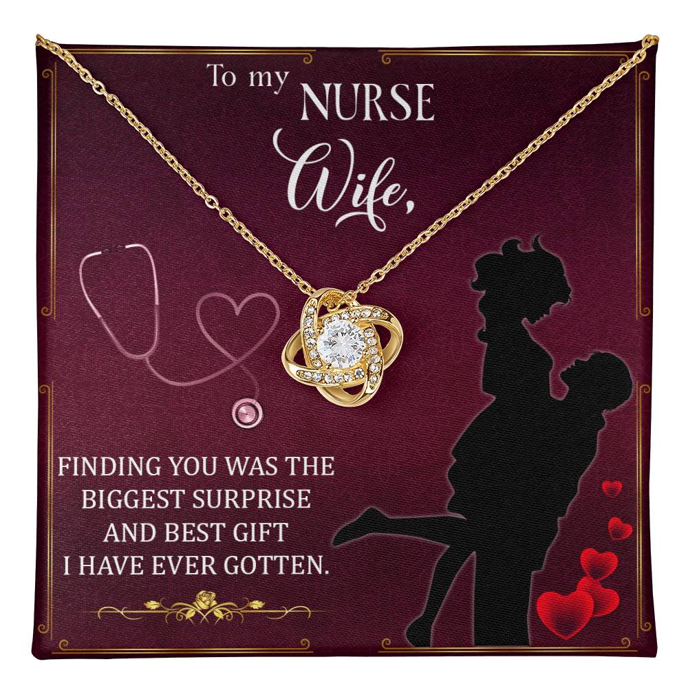 I Love My Nurse Wife Necklace
