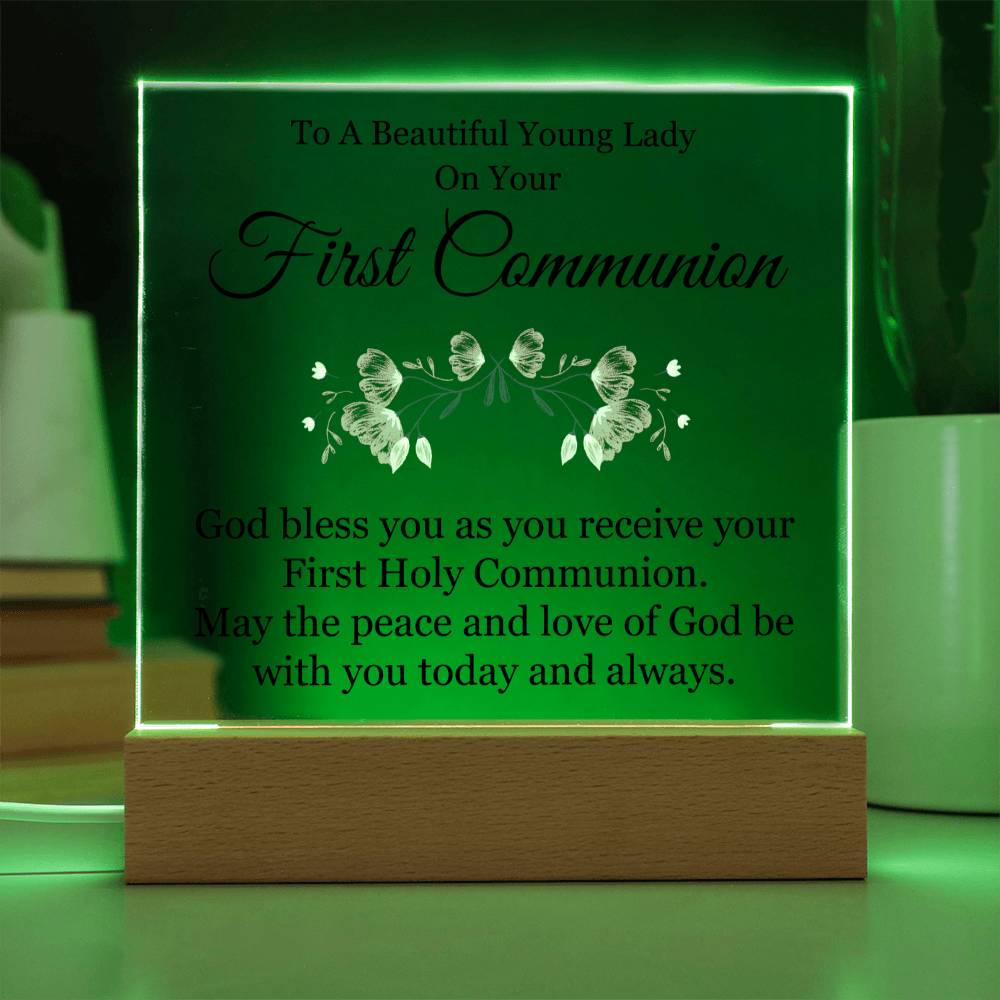 First Holy Communion Acrylic Plaque