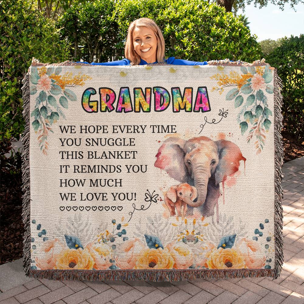 Grandma We Love You! Blanket
