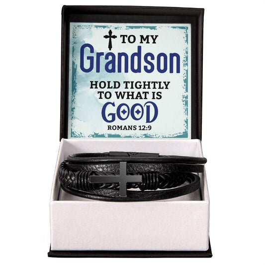 Grandson Faith Cross Bracelet