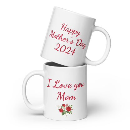 "I Love You Mom" Mother's Day Mug