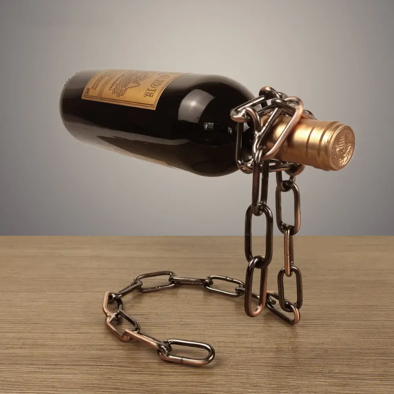 Chain Link Wine Holder